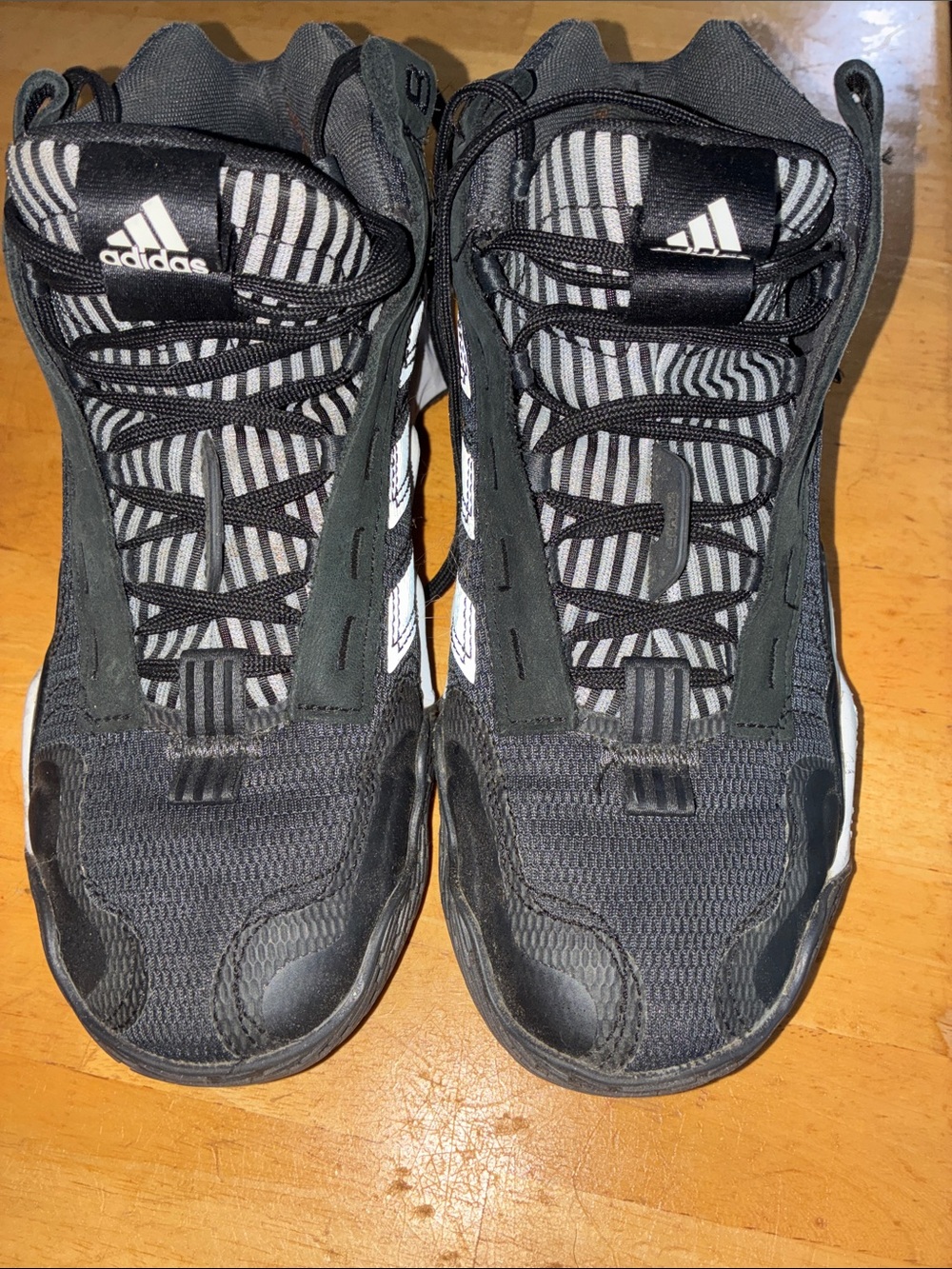 adidas Women's Black and White Performance Sneakers